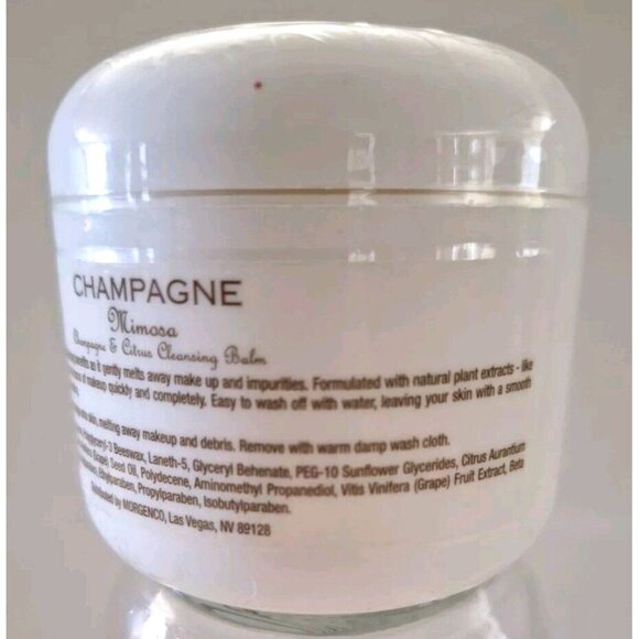 Champagne Mimosa Citrus Cleansing Balm 4 Oz 113g Makeup Remover Sealed Condition - Picture 5 of 7
